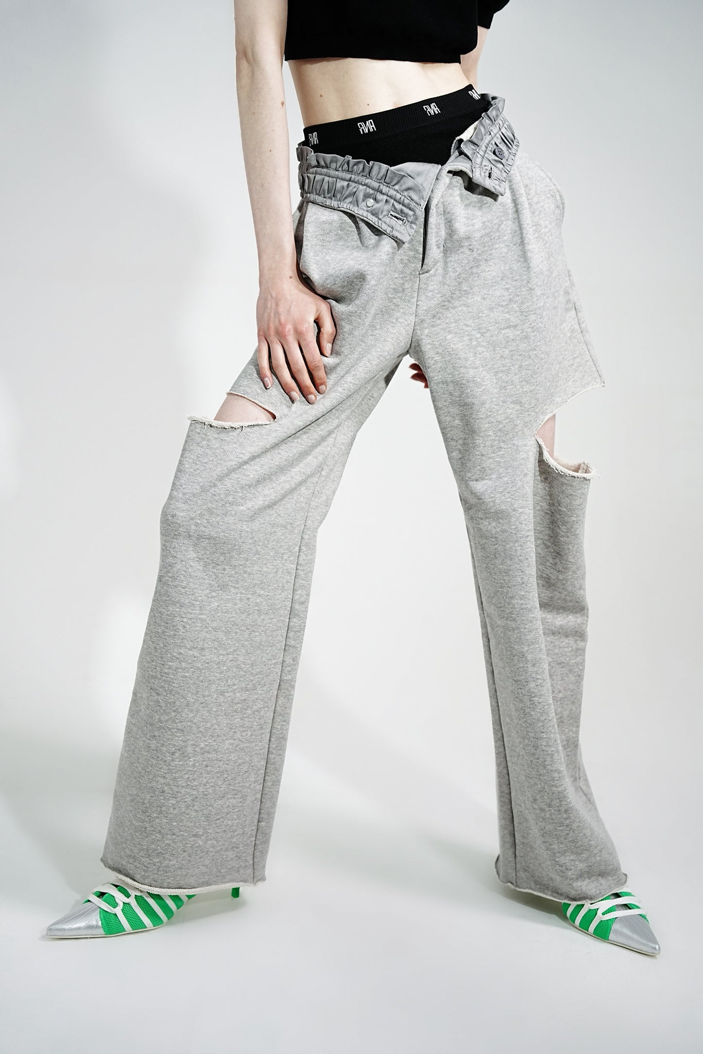 2WAY SLIT SWEAT PANTS