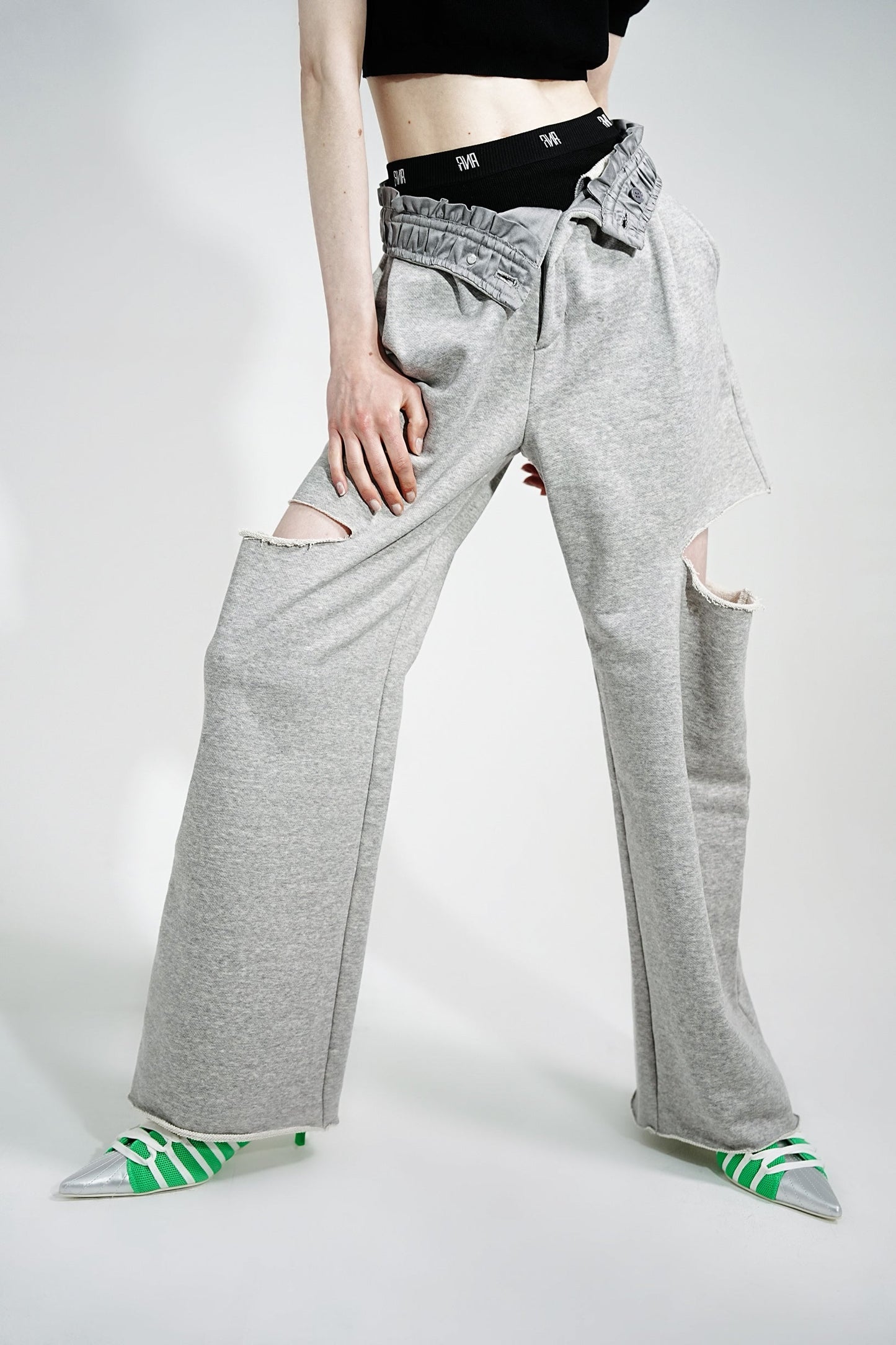 2WAY SLIT SWEAT PANTS