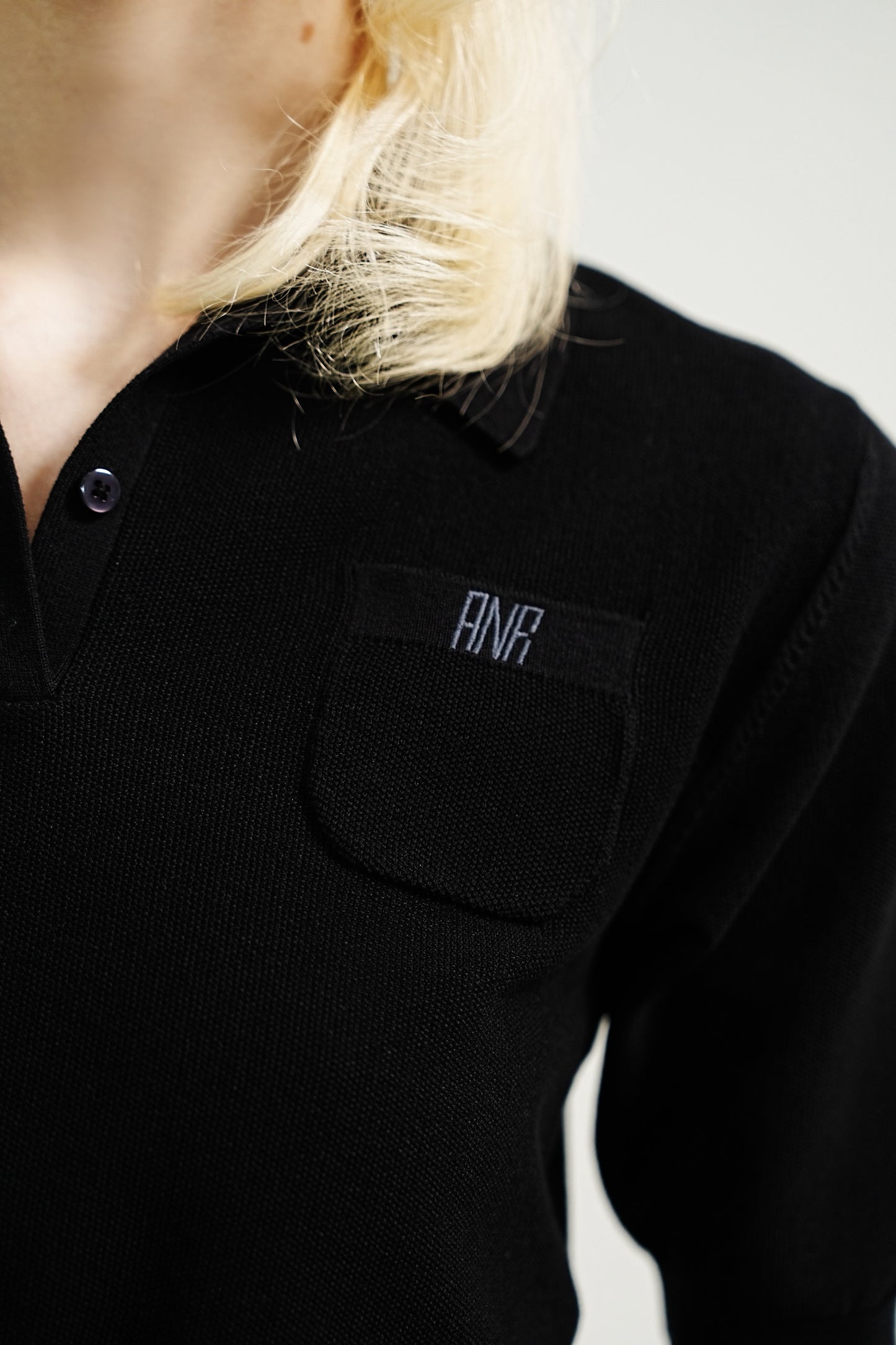 POCKET DESIGN POLO KNIT