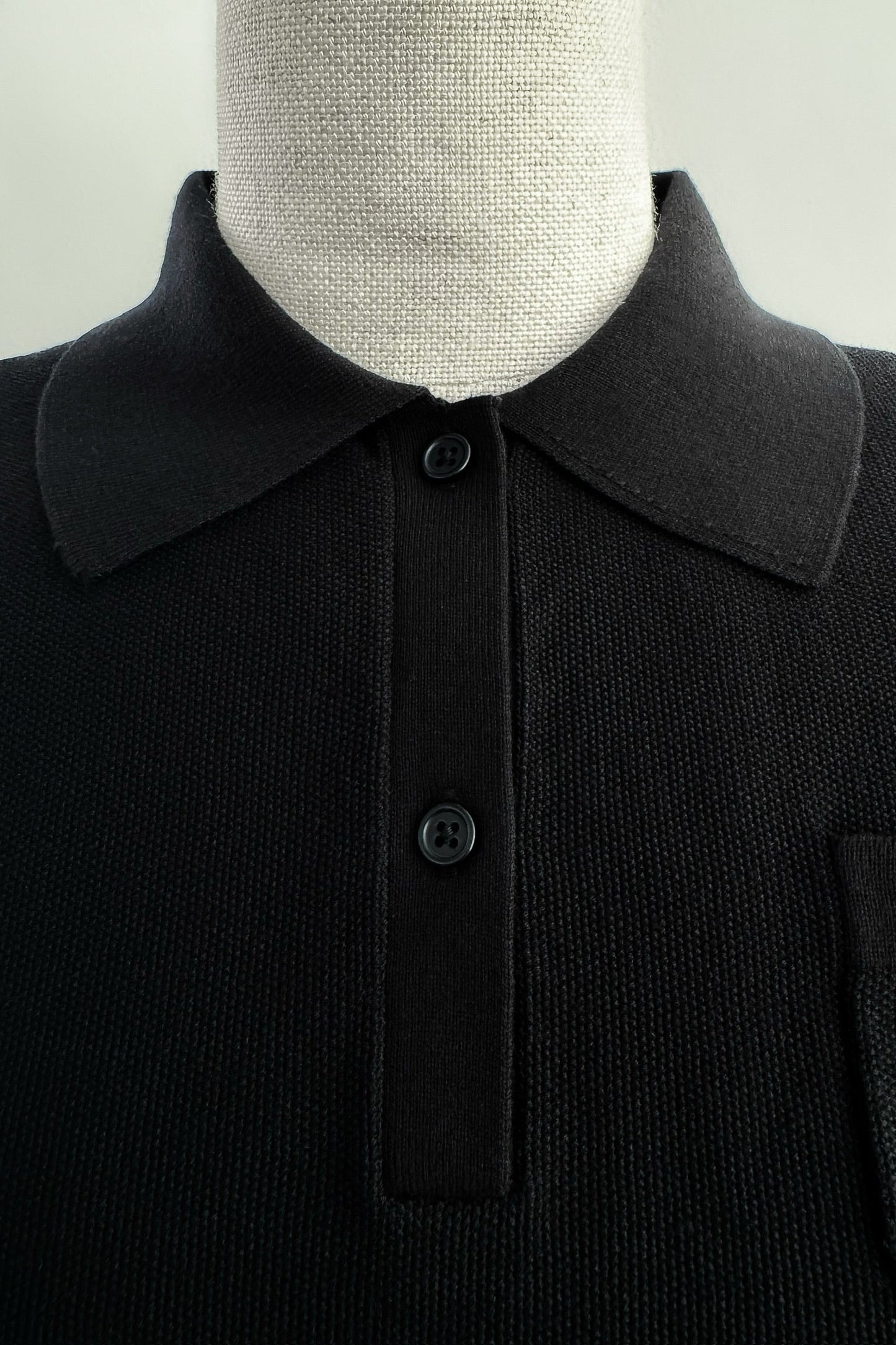 POCKET DESIGN POLO KNIT