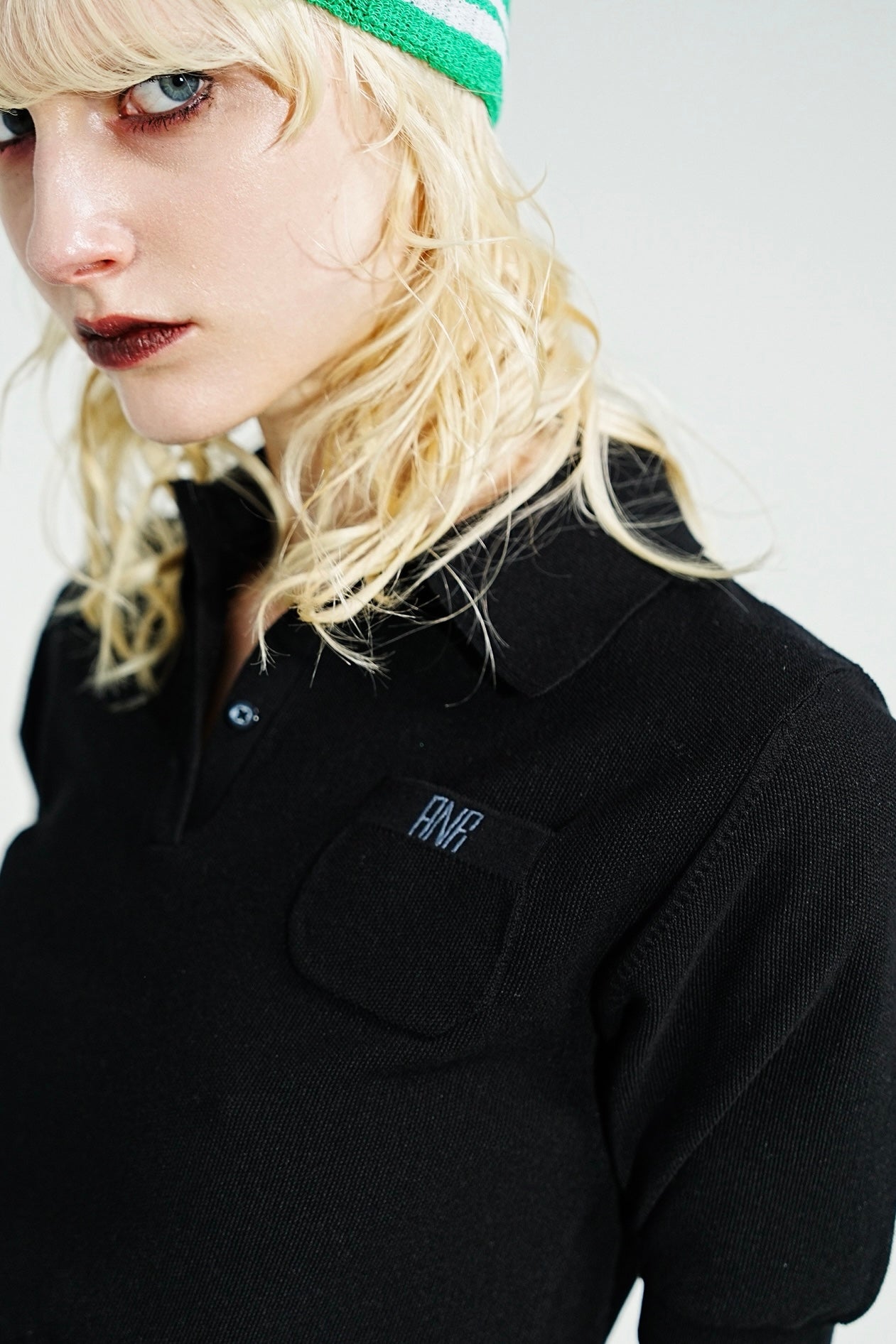 POCKET DESIGN POLO KNIT